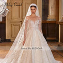Beaded Sparkle Wedding Dress For Brides