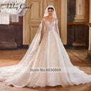 Beaded Sparkle Wedding Dress For Brides