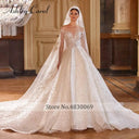 Beaded Sparkle Wedding Dress For Brides