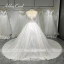 Beaded Sparkle Wedding Dress For Brides