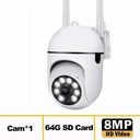AstraGuard 8MP WiFi Surveillance Camera - AI Tracking And Color Night Vision Pro