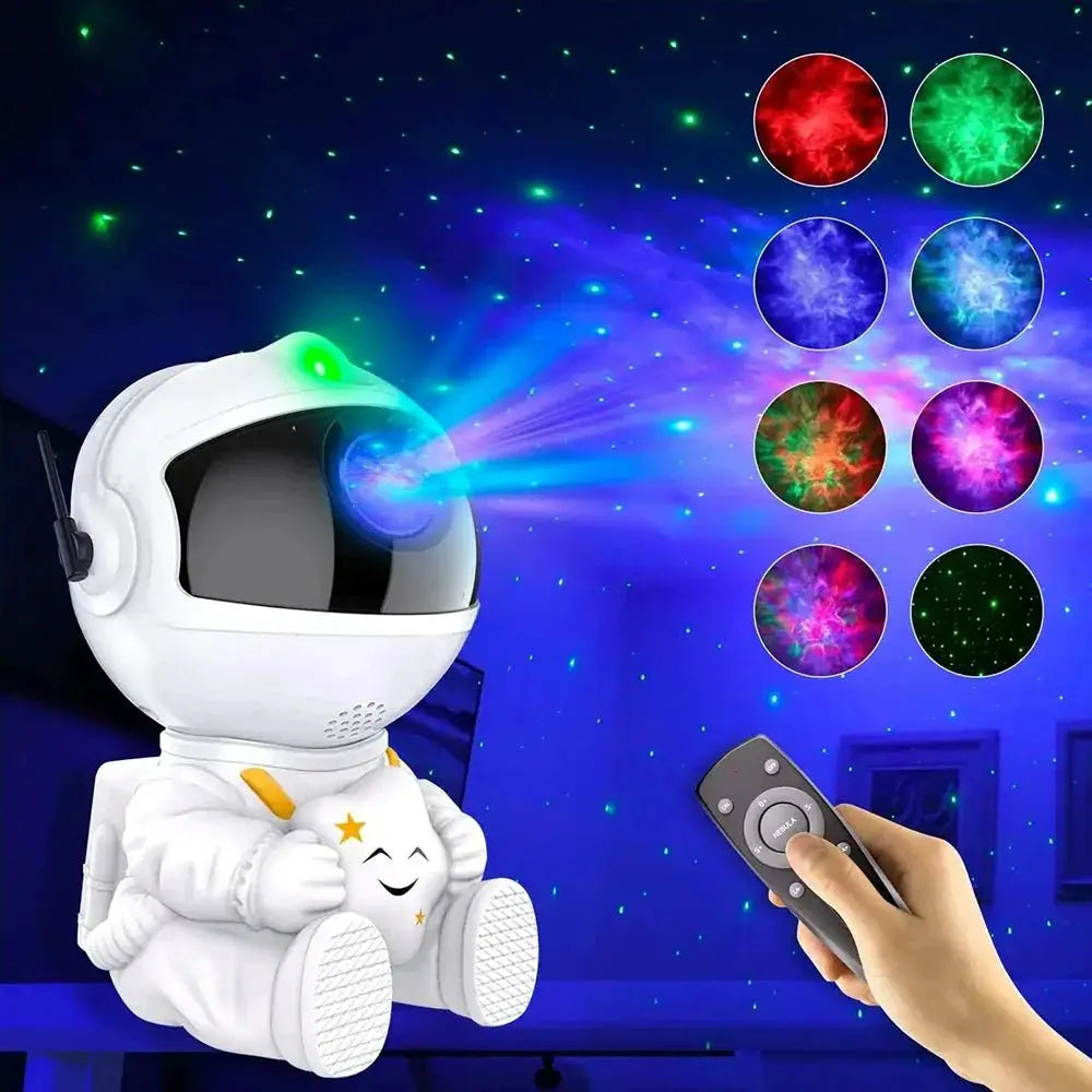 Astronaut Galaxy Projector With Nebula Remote Control - OurLum.com