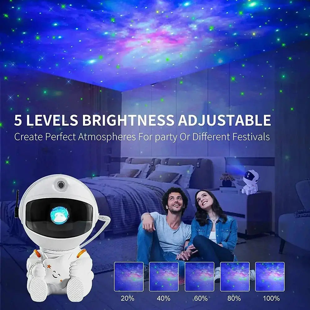 Astronaut Galaxy Projector With Nebula Remote Control - OurLum.com