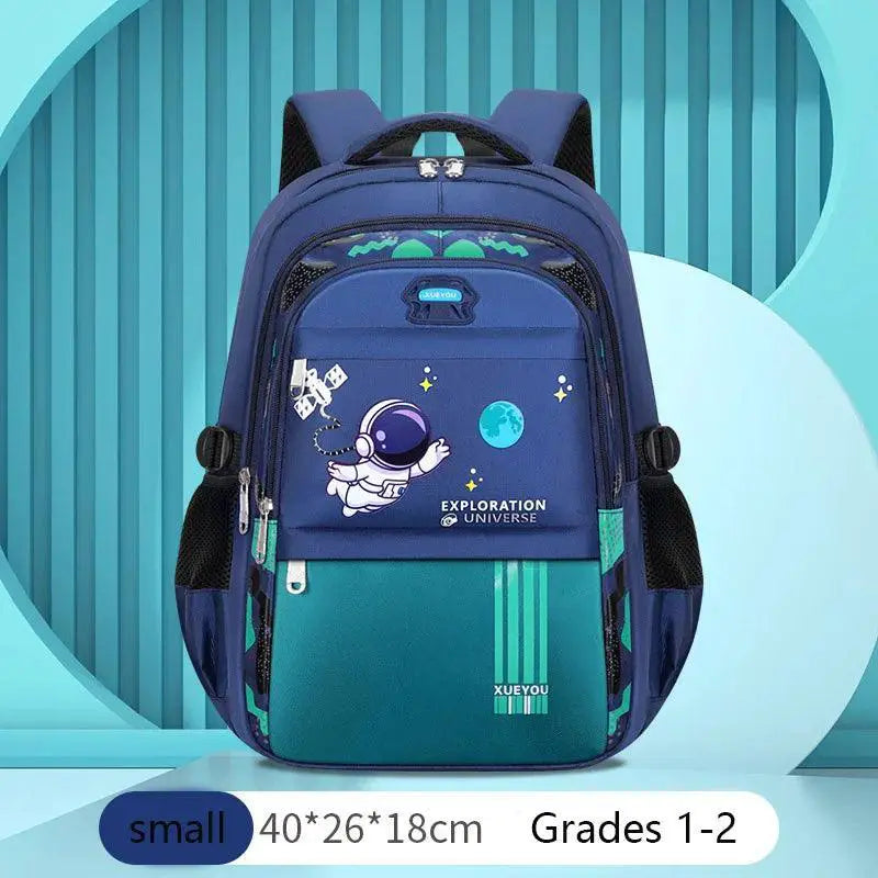 Astronaut Themed Kids Backpack for School Waterproof Bag