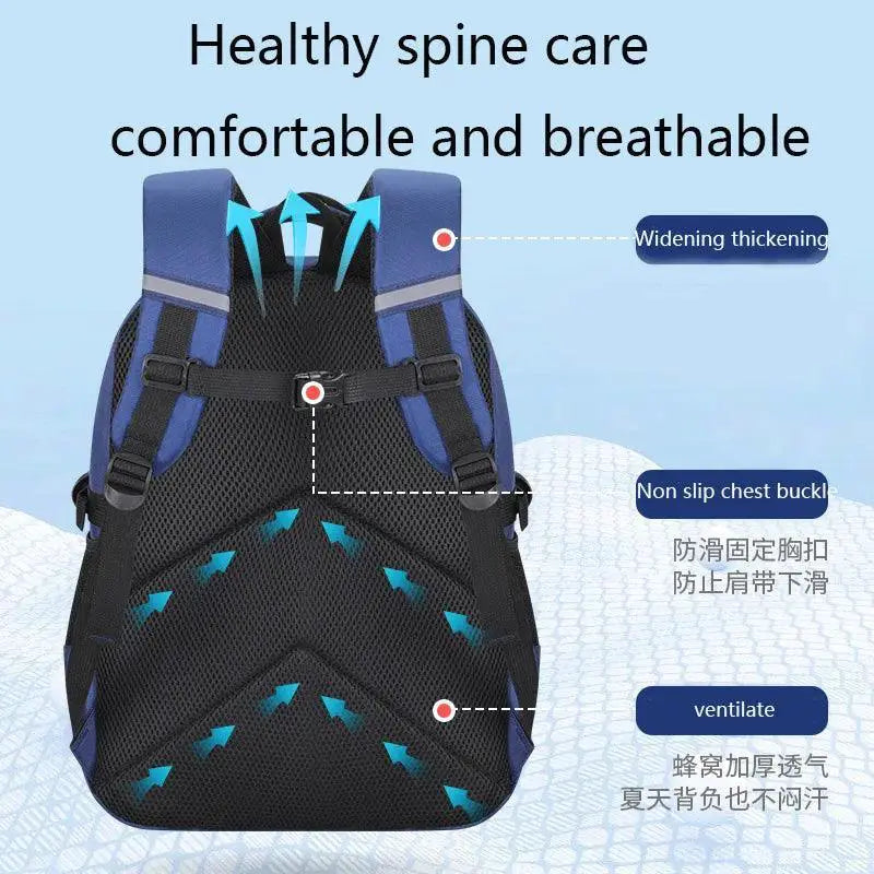 Astronaut Themed Kids Backpack for School Waterproof Bag