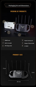 ASUS BE6500 Gaming Router - Low Latency