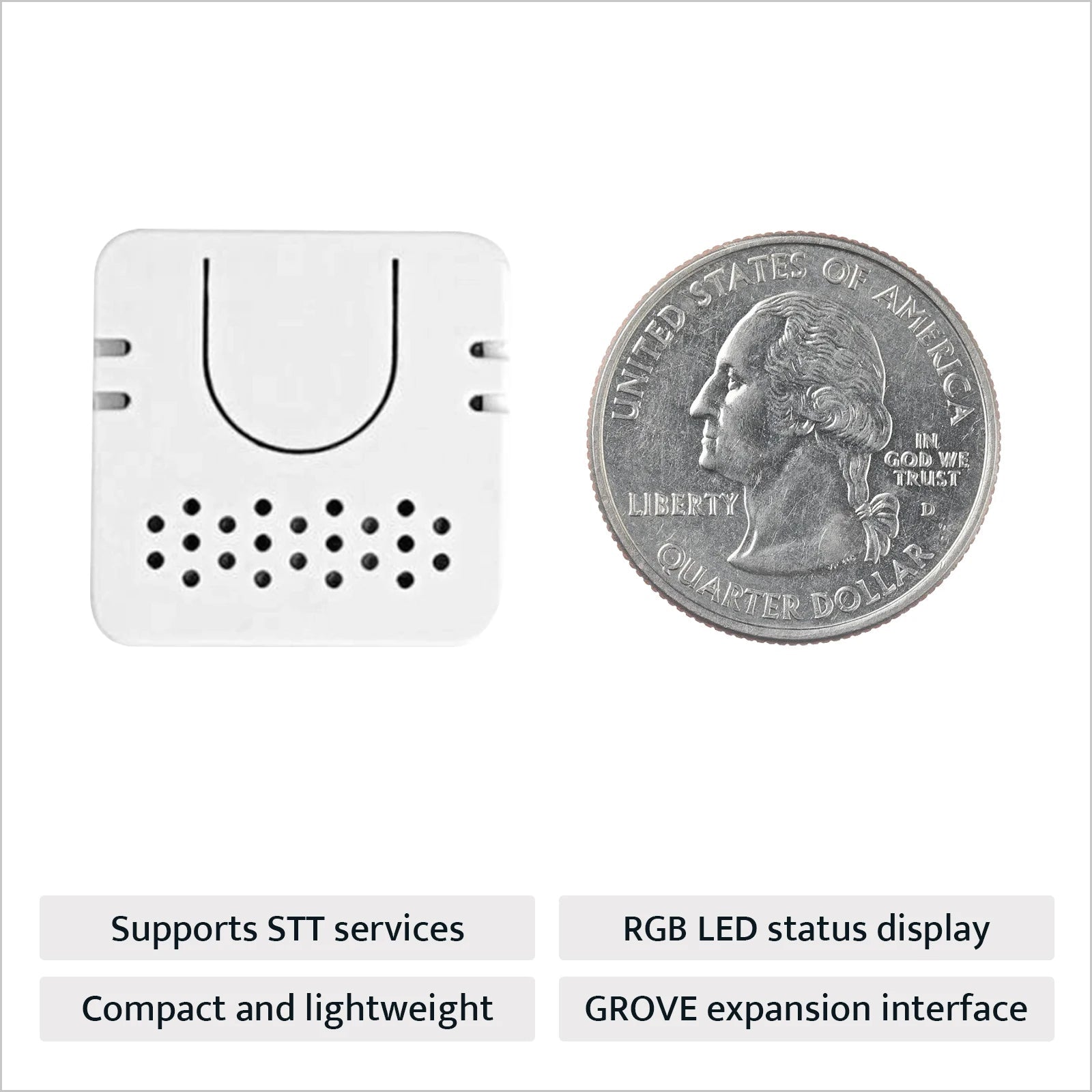 Atom VoiceX - Programmable AI Smart Speaker With Built In ESP32S For IoT