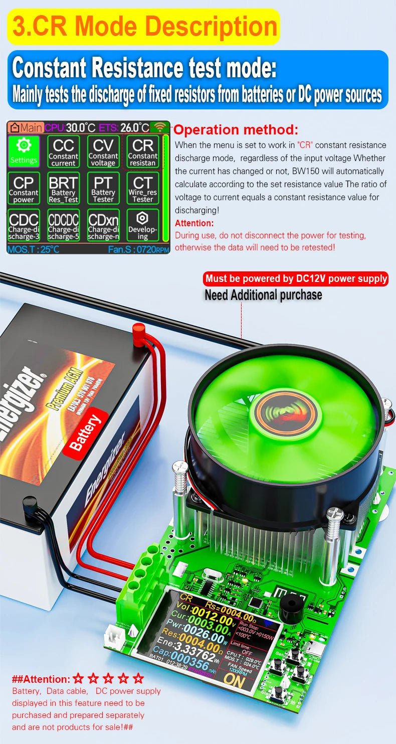 Battery Tester - Capacity — product view 20