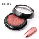 Aurora Blue Chrome Nail Powder Mesmerizing Holographic Sparkle