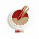 Aurora Blue Chrome Nail Powder Mesmerizing Holographic Sparkle