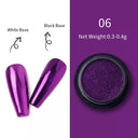 Aurora Chrome Nail Art Kit: Radiant Glitter & Mirror Pigment