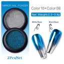 Aurora Holographic Nail Glitter Powder Kit for UV Gel Art