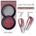 Aurora Holographic Nail Glitter Powder Kit for UV Gel Art