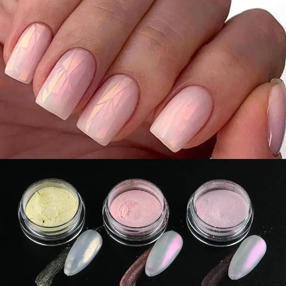 Aurora Nail Glitter Powder Enchanting Gradient Shimmer