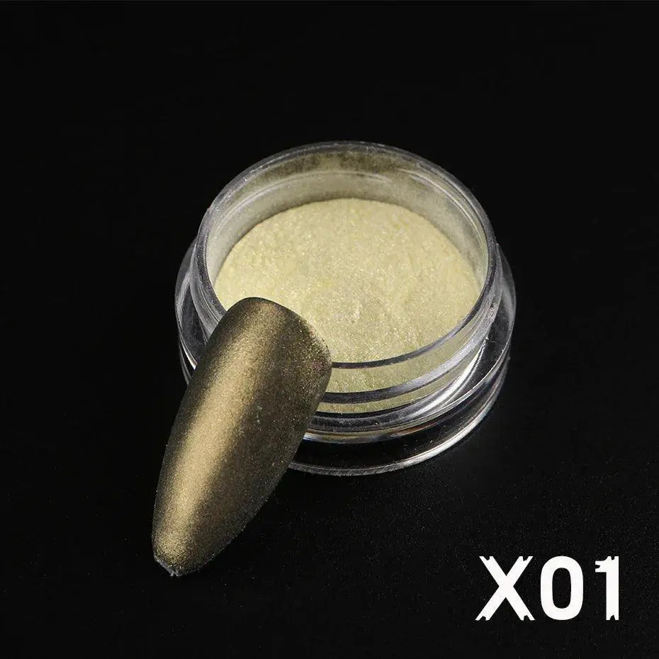 Aurora Nail Glitter Powder Enchanting Gradient Shimmer
