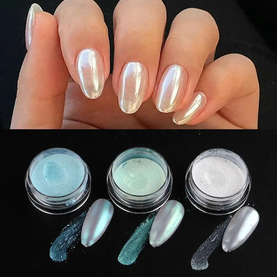 Aurora Nail Glitter Powder Enchanting Gradient Shimmer