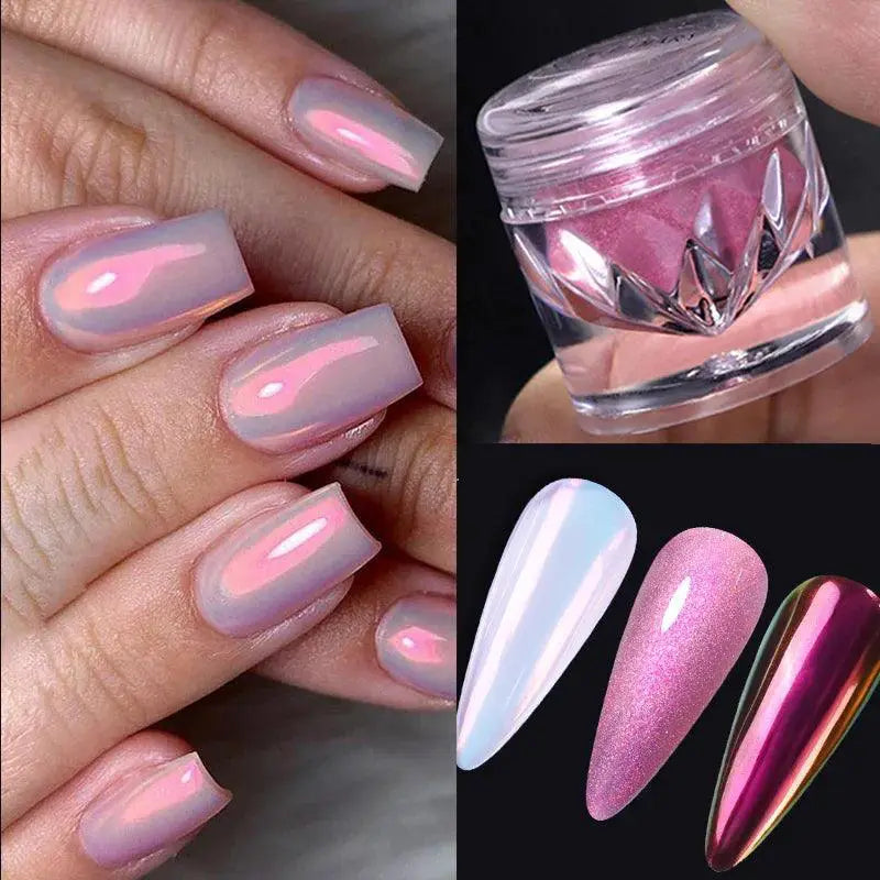 Aurora Nail Powder Sparkling Glitter For Glamorous Nails