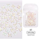 Auroras Butterfly 3D Nail Art Jewelry Unique Acrylic Beads Kit