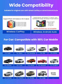 Wireless CarPlay Adapter for Wired Cars