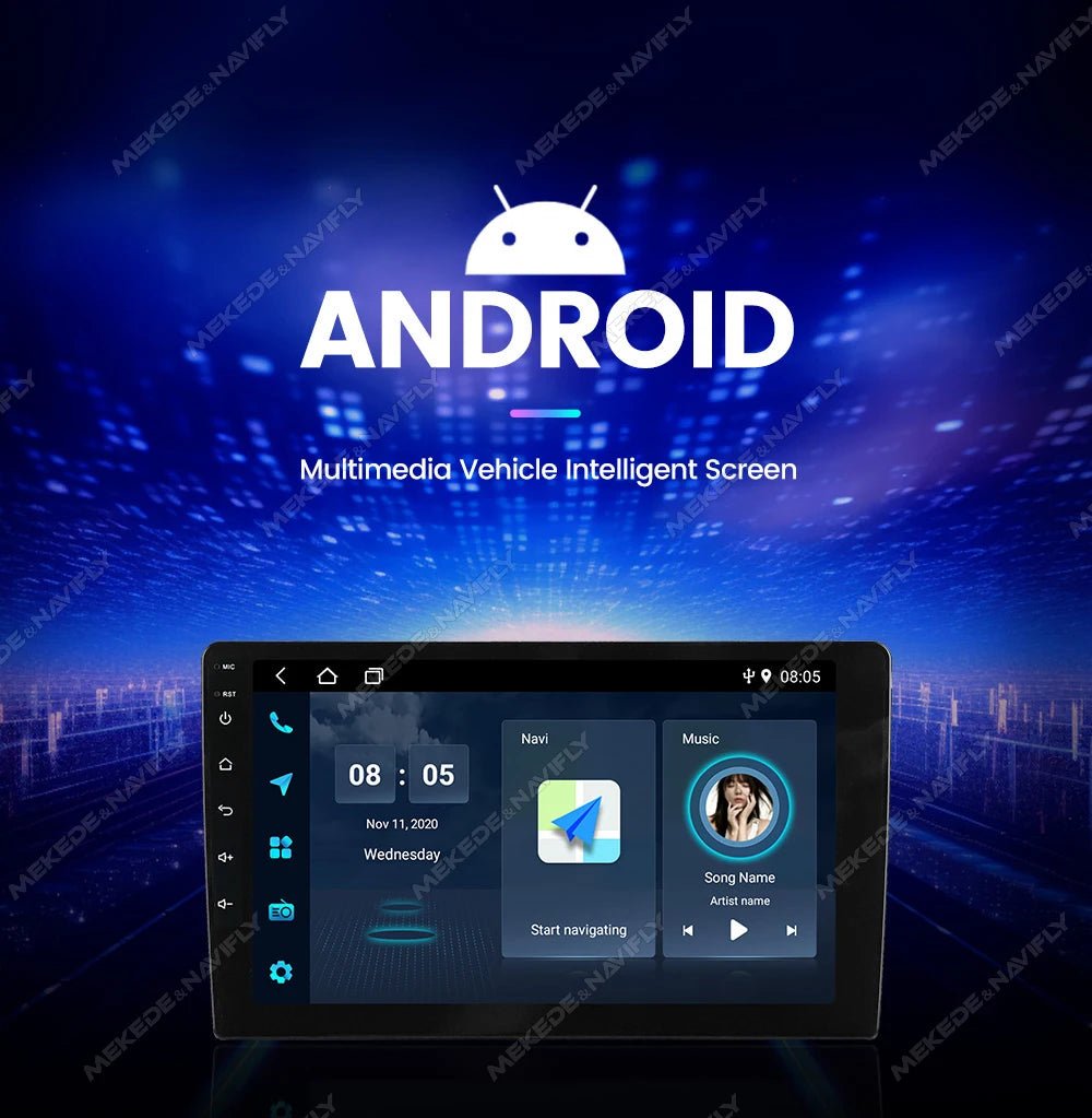 AutoLink Wireless CarPlay Radios - Android 14 Navigation GPS Leon 2 MK2X 2005 - 2012