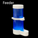 Automatic Blue Bird Feeder for Parrot Cage Durable Safe
