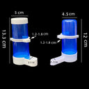 Automatic Blue Bird Feeder for Parrot Cage Durable Safe