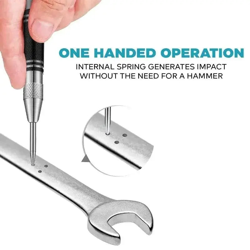 Punch Locator Tool For Woodworking And Metal Drilling