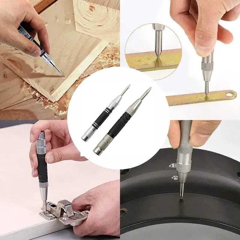 Punch Locator Tool For Woodworking And Metal Drilling