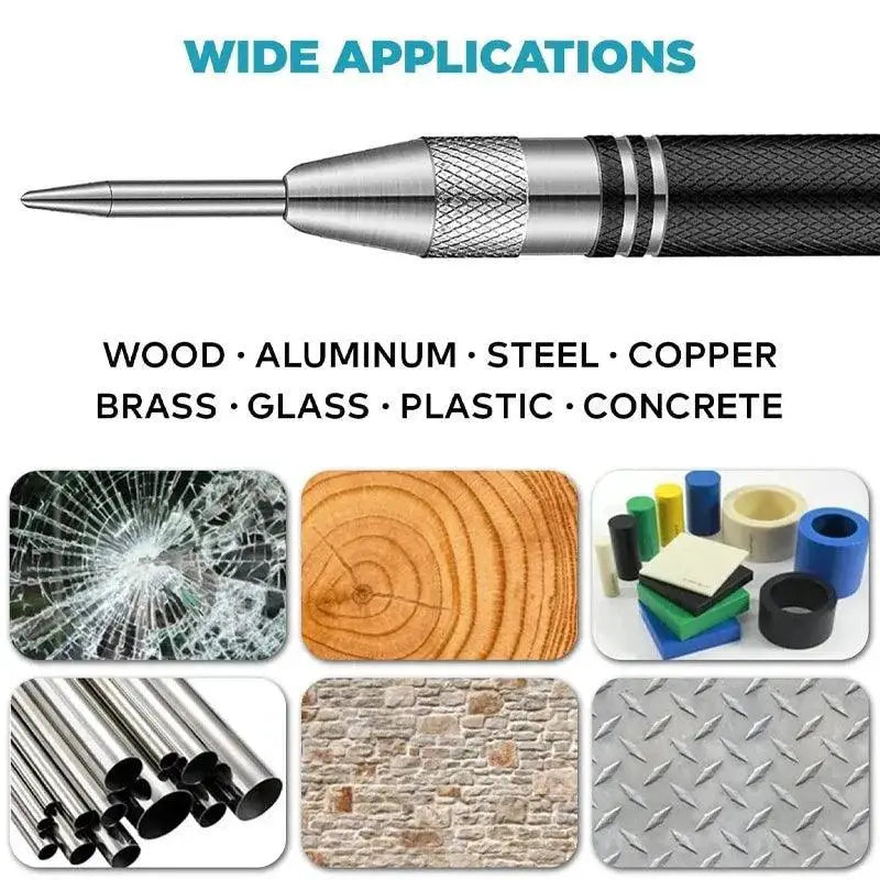 Punch Locator Tool For Woodworking And Metal Drilling