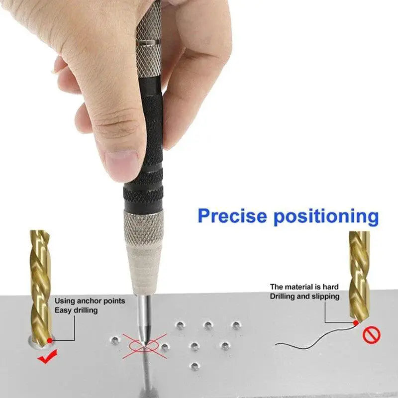Punch Locator Tool For Woodworking And Metal Drilling