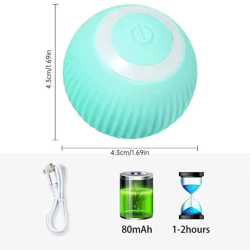 Automatic Self Rolling Cat Toy Interactive Smart Ball