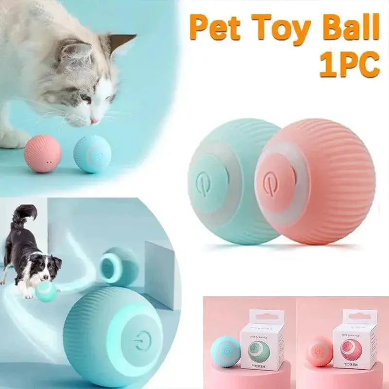 Automatic Self Rolling Cat Toy Interactive Smart Ball