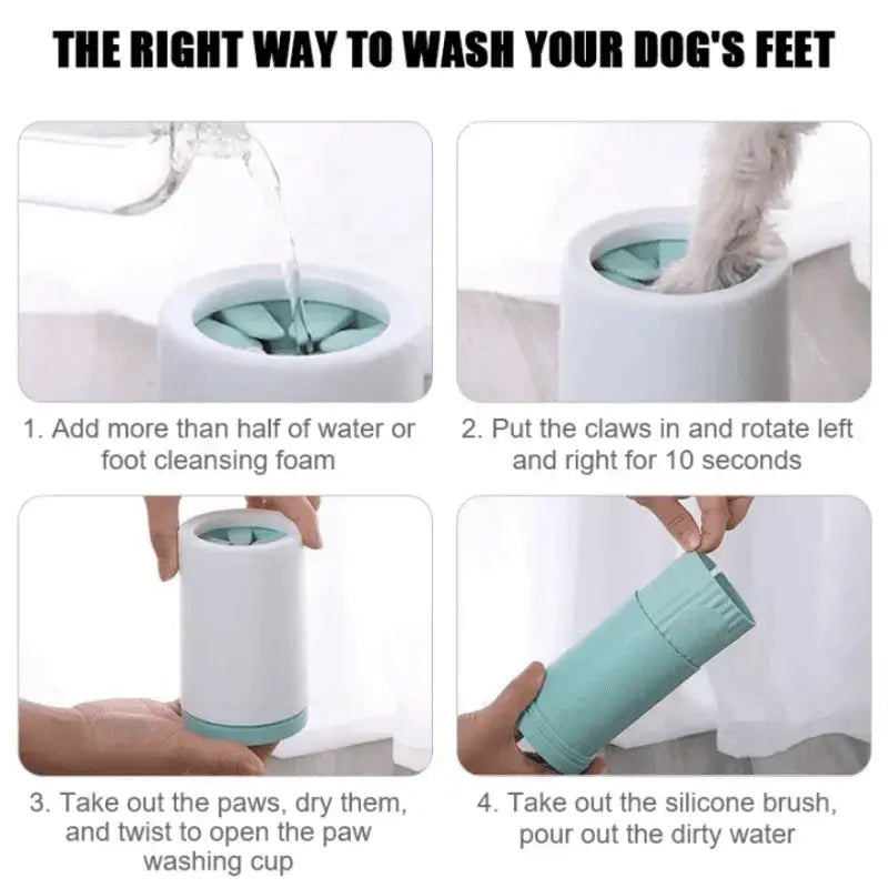 Automatic Silicone Pet Foot Washer Cup for Dogs and Cats - OurLum.com