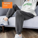 Autumn Cozy Plus Size Sports Pants Stylish Leisure Wear
