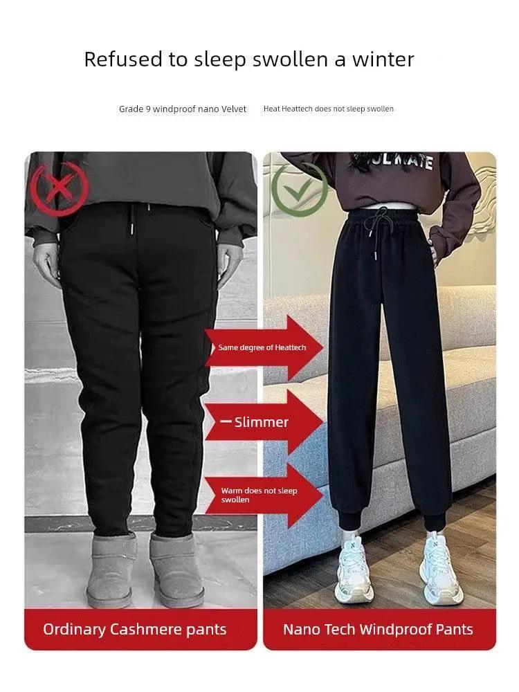 Autumn Cozy Plus Size Sports Pants Stylish Athleisure Wear
