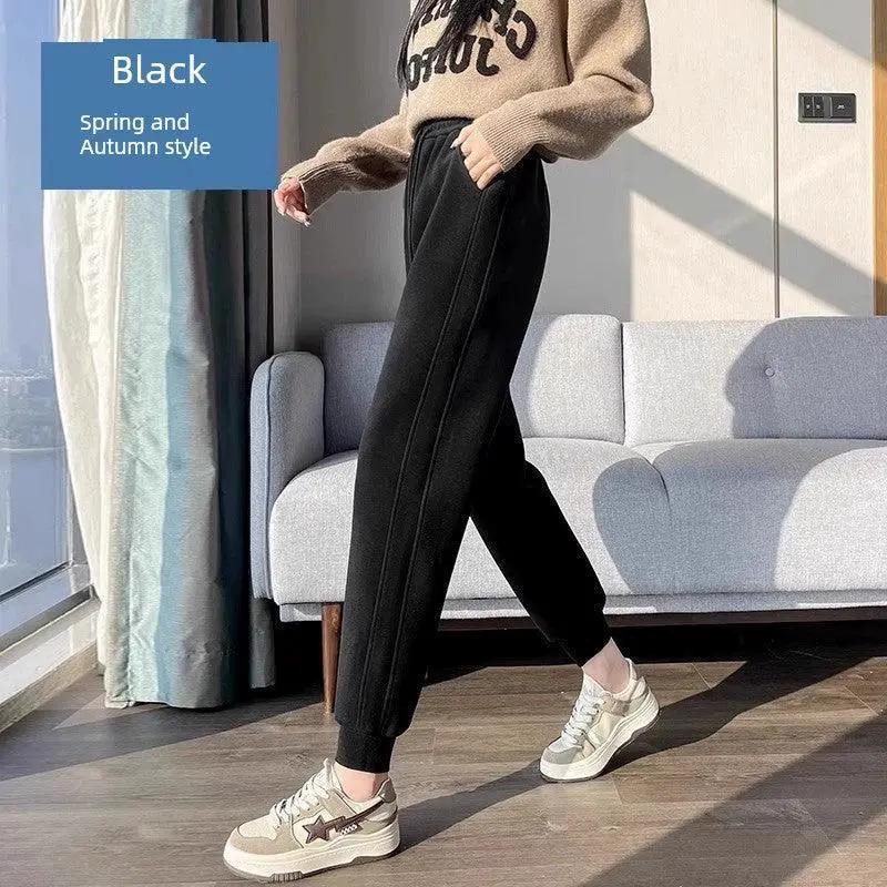 Autumn Cozy Plus Size Sports Pants Stylish Athleisure Wear