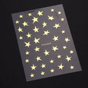 Autumn Splendor Nail Art Stickers Gold Leaf Floral Designs