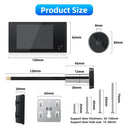Awapow 3.5 Inch Door Bell Peephole Viewer - 120 Degree LCD Digital Door Bell Cam