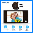 Awapow 3.5 Inch Door Bell Peephole Viewer - 120 Degree LCD Digital Door Bell Cam
