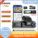 AZDOME M550 Pro Dash Cam 4K and 2.5K Triple Channel GPS 5.8GHz WiFi 24Hr Parking