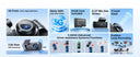 AZDOME M550 Pro Dash Cam 4K and 2.5K Triple Channel GPS 5.8GHz WiFi 24Hr Parking