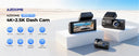 AZDOME M550 Pro Dash Cam 4K and 2.5K Triple Channel GPS 5.8GHz WiFi 24Hr Parking