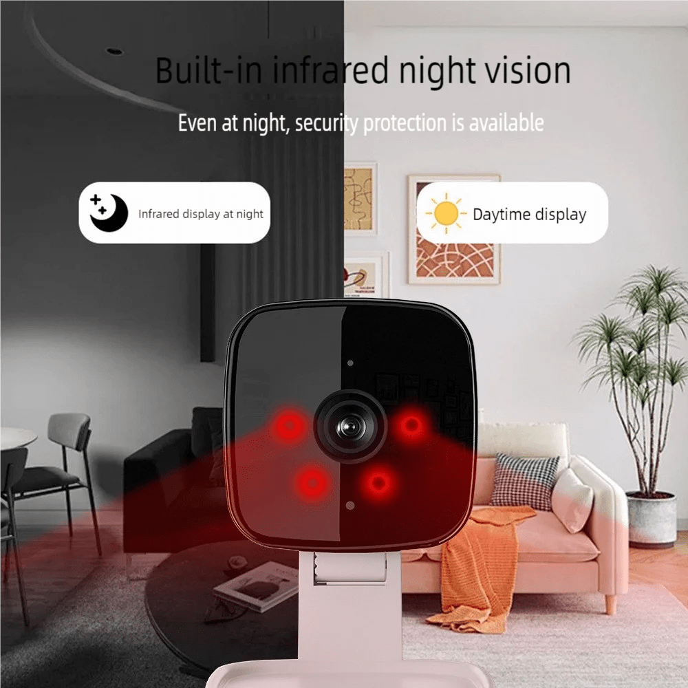 AzureGuard 1080P WiFi Window Camera - Full Color Night Vision Plus Two Way Audio