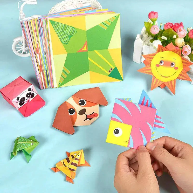 Baby Animal Origami Puzzle Book For Kids Learning Fun