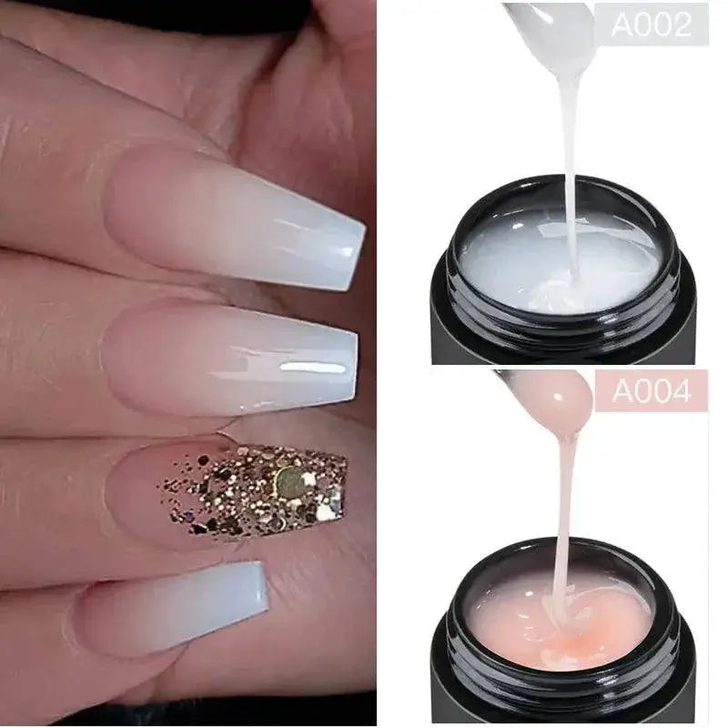 Baby Boomer Nail Gel Set for Ombre Camouflage Kit Pro
