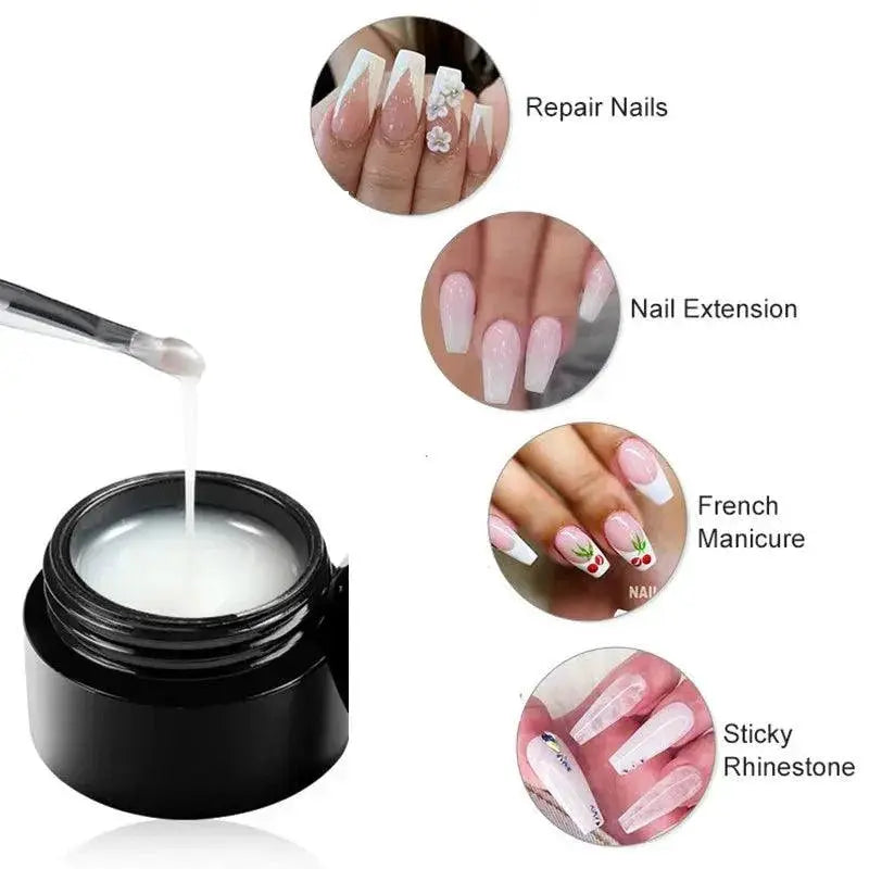 Baby Boomer Nail Gel Set for Ombre Camouflage Kit Pro
