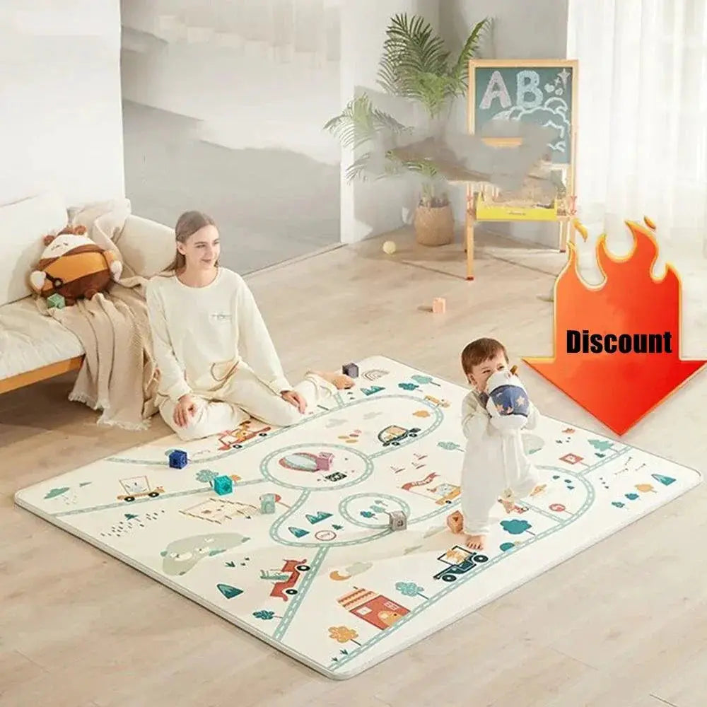 Baby Crawling Play Mat Eco Friendly Thick Foldable Carpet