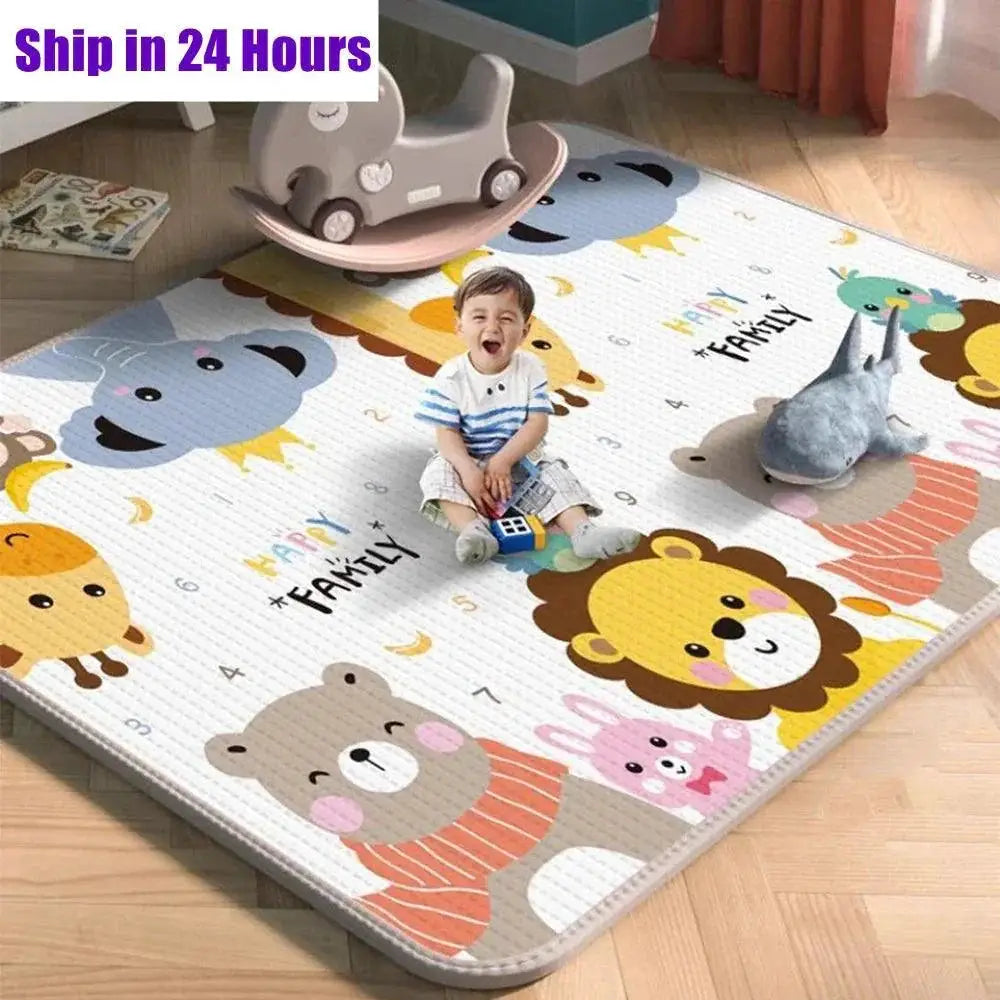 Baby Crawling Play Mat Eco Friendly Thick Foldable Carpet