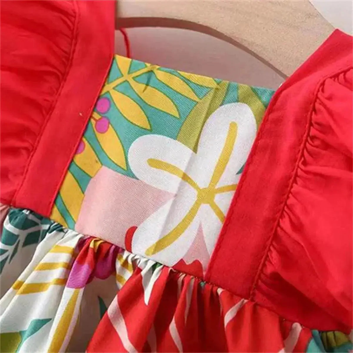 Baby Girl Tropical Flower Dress Summer Chic Daily Style