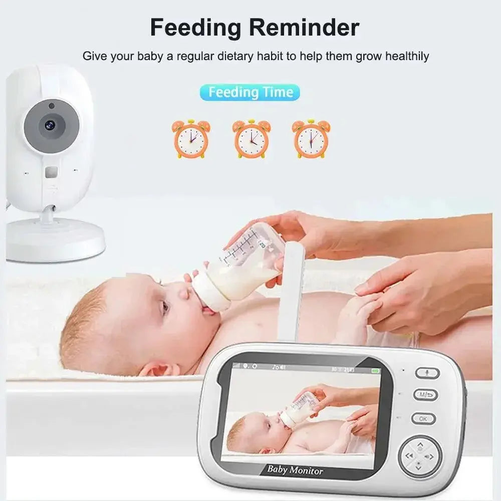 Baby Monitor With Clear Night Vision And Temperature Display